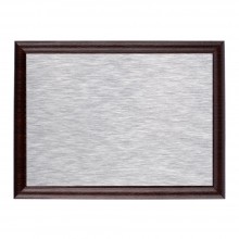 Плакетка Plaque, малая, вишня с серебристой пластиной Плакетка Plaque, малая, вишня с серебристой пластиной