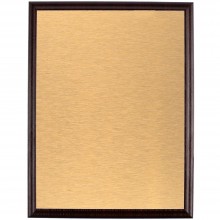 Плакетка Plaque, большая, вишня с золотистой пластиной Плакетка Plaque, большая, вишня с золотистой пластиной