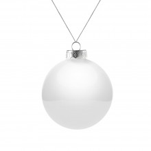 Оформительский шар Finery, 8 см, глянцевый белый Оформительский шар Finery, 8 см, глянцевый белый
