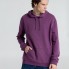 Толстовка с капюшоном унисекс Hoodie, фиолетовый меланж