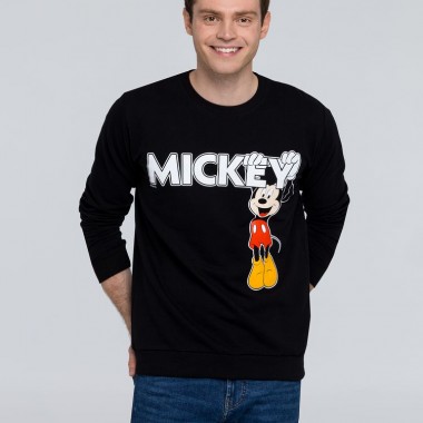 Свитшот Mickey, черный
