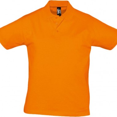 Рубашка поло мужская Prescott Men 170, оранжевая