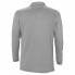 Рубашка поло мужская с длинным рукавом Winter II 210 серый меланж