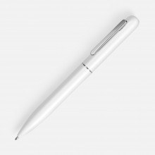 Ручка шариковая Scribo, матовая белая