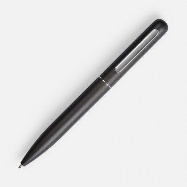 Ручка шариковая Scribo, матовая серая