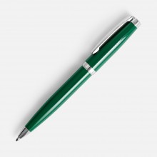 Ручка шариковая Letra Chrome, глянцевая, темно-зеленая Ручка шариковая Letra Chrome, глянцевая, темно-зеленая