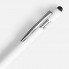 Ручка шариковая Pointer Soft Touch со стилусом, белая