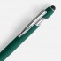 Ручка шариковая Pointer Soft Touch со стилусом, зеленая