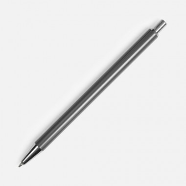 Ручка шариковая Slim Beam, серая