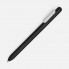 Ручка шариковая Slider Soft Touch, черная с белым