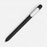 Ручка шариковая Slider Soft Touch, черная с белым