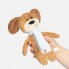 Мягкая игрушка Beastie Toys, собачка с белым шарфом