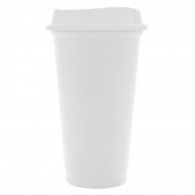 Стакан с крышкой Color Cap White, белый
