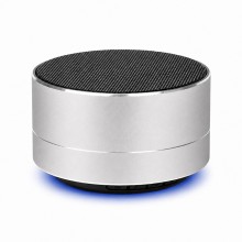 Беспроводная Bluetooth колонка MuzOn, серебристая