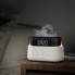 Светодиодный USB увлажнитель-ароматизатор Brava с часами с подсветкой, белый