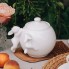 Сахарница с кроликами (NEW), 1000 мл, Белый