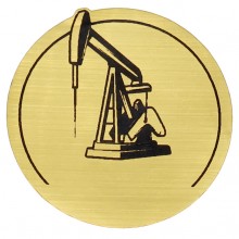 Шильд-наклейка нефть, золото Шильд-наклейка нефть, золото