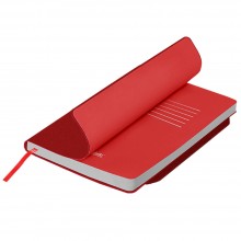Ежедневник недатированный, Portobello Trend, Chameleon NEO, 145х210, 256 стр, красный/белый, гибкая обложка