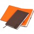 Ежедневник недатированный, Portobello Trend, Alpha , жесткая обложка , 145х210, 256 стр, коричневый/оранжевый