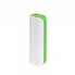 Внешний аккумулятор, Aster PB, 2000 mAh, пластик, 90х30х21 мм, белый/зеленый, транзитная упаковка