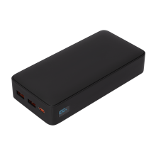 Внешний аккумулятор с подсветкой Ancor PD Plus 20000 mAh, черный