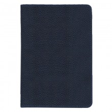 Портмоне с отделением для паспорта FAME 142*100 мм., натуральная кожа, синий