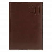 Ежедневник PORTLAND, А5, датированный (2020 г.), коричневый