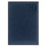 Ежедневник PORTLAND 5450 (650) 145x205 мм,т.- синий, белый блок,серебр.срез,красно-черн.графика 2019