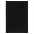 Ежедневник PORTLAND 5459 (650) 145x205 мм, черный, крем.блок,золот.срез,красно-черн.графика 2019
