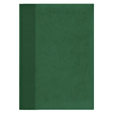 Ежедневник VELVET, А4, датированный (2020 г.), зеленый