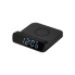Зарядная станция с часами 15W Rigel, черная