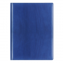 Недатированный ежедневник REINA 650U (5451) 145x205 мм синий, посеребренный срез, календарь до 2023 г.