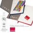 Ежедневник недатированный, Portobello Trend, Marseille soft touch, 145х210, 256 стр, красный, гибкая обложка