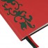 Ежедневник недатированный, Portobello Trend, Русские Узоры, 145х210, 256 стр, красный/зеленый