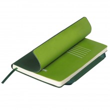 Ежедневник недатированный, Portobello Trend, Alpha, 145х210, 256 стр, зеленый/оливковый, гибкая обложка