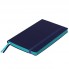 Ежедневник недатированный, Portobello Trend, Blue ocean, 145х210,256стр, синий/аква, гибкая обложка