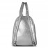 Рюкзак с кистью, 270х350х100 мм, серебряный