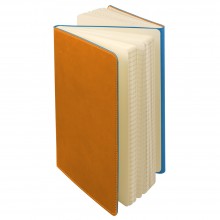 СЗ Vis-A-Vis блокнот(клетка/линейка) Sky оранжевый 70/лазурный 240,прошивка в цвет материала