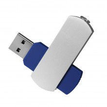 USB Флешка Portobello, Elegante, 16 Gb, Toshiba chip, Twist, 57x18x10 мм, синий
