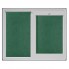 Подарочный набор DALLAS,зеленый(Ежедневник недат А5,Визитница) до 2017 г.