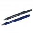 Шариковая ручка, Consul, нажимной мех-м,корпус-алюминий,покрытие-soft touch,отд.-хром, синий, для зеркальной лазерной гравировки
