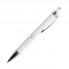 Шариковая ручка, Crocus, корпус-алюминий, покрытие белый, отд- гравир-ка, хром.детали,в упак,