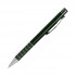 Шариковая ручка, Scotland, нажимной мех-м,корпус-алюминий, зеленый, матовый/отд-гравировка хром.клетка, в упаковке