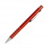 Шариковая ручка, Scotland, нажимной мех-м,корпус-алюминий, оранжевый, матовый/отд-гравировка хром.клетка, в упаковке