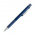 Шариковая ручка, Scotland, нажимной мех-м,корпус-алюминий, синий, матовый/отд-гравировка хром.клетка, в тубусе