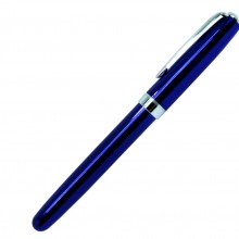 Ручка роллер, металл, синий, BLUE KING