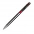 Шариковая ручка Bello, серая/красная, в упаковке с логотипом