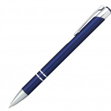 Ручка шариковая, COSMO, металл, синий
