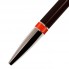 Шариковая ручка, Bali, корпус-алюминий, покрытие коричневый/оранжевый, отделка - хром. детали, в упаковке с логотипом