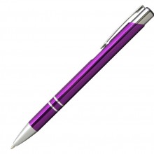 Ручка шариковая, COSMO, металл, фиолетовый